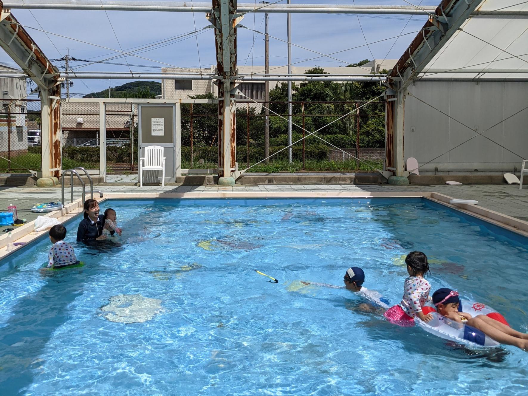 プールもあるんかい？！「壱岐市勝本B&G海洋センタープール」-1