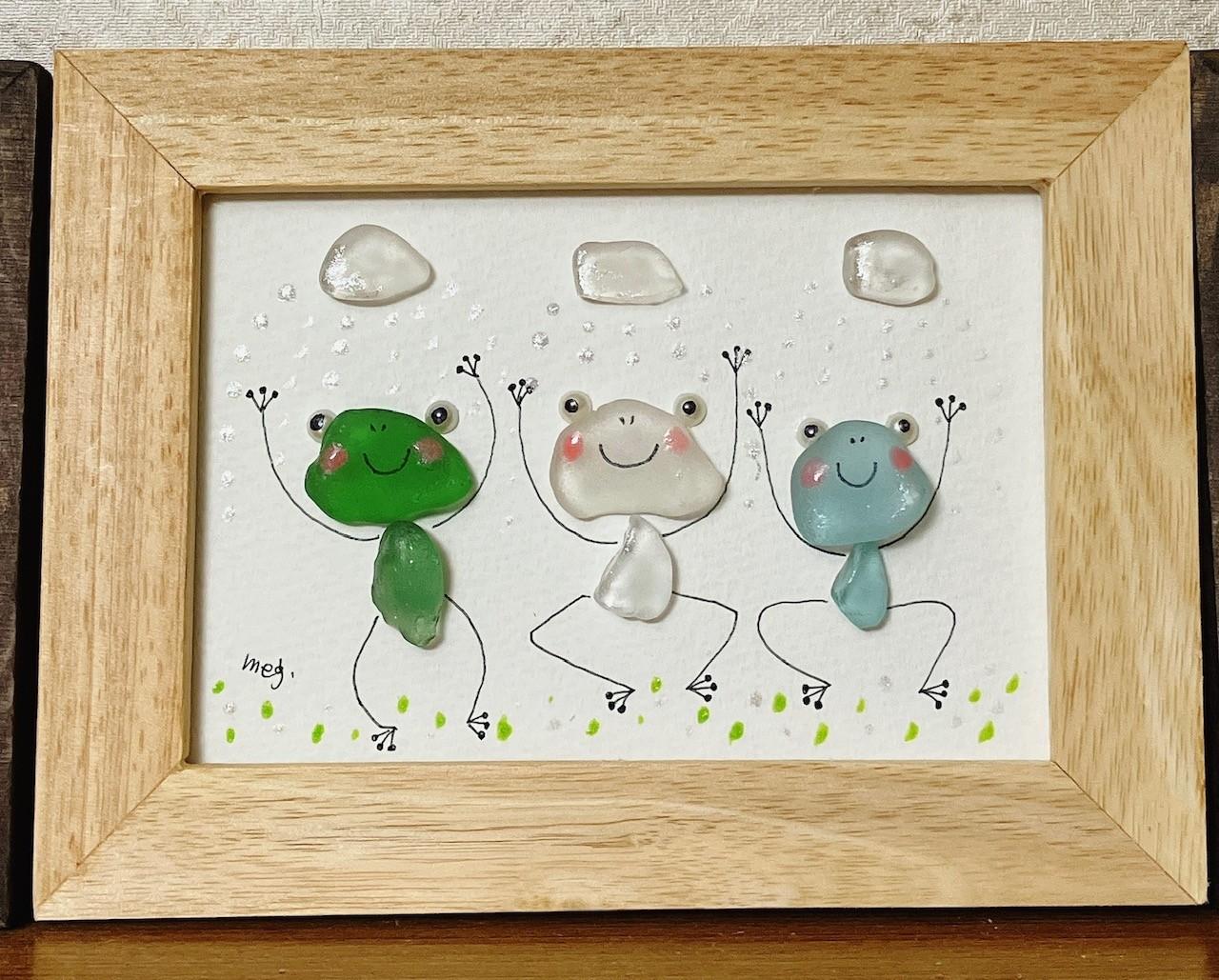 「壱岐をもっと楽しんでもらうために」と始めたシーグラスアート-1