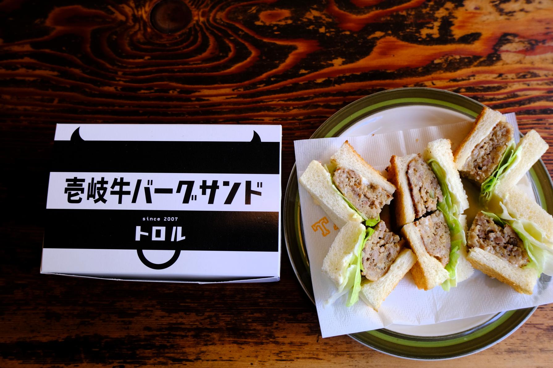 壱岐牛が1,000円以下っ！「壱岐牛バーグサンド」-0