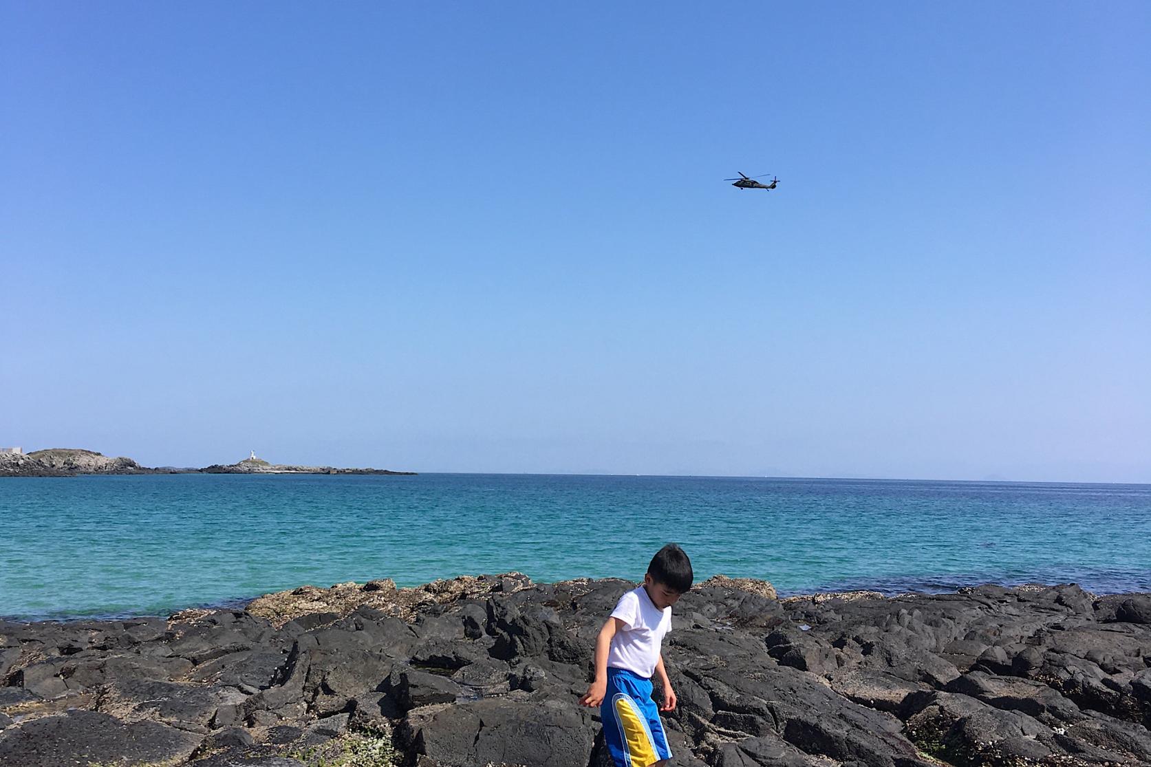 さっそく初めての海釣りに-0