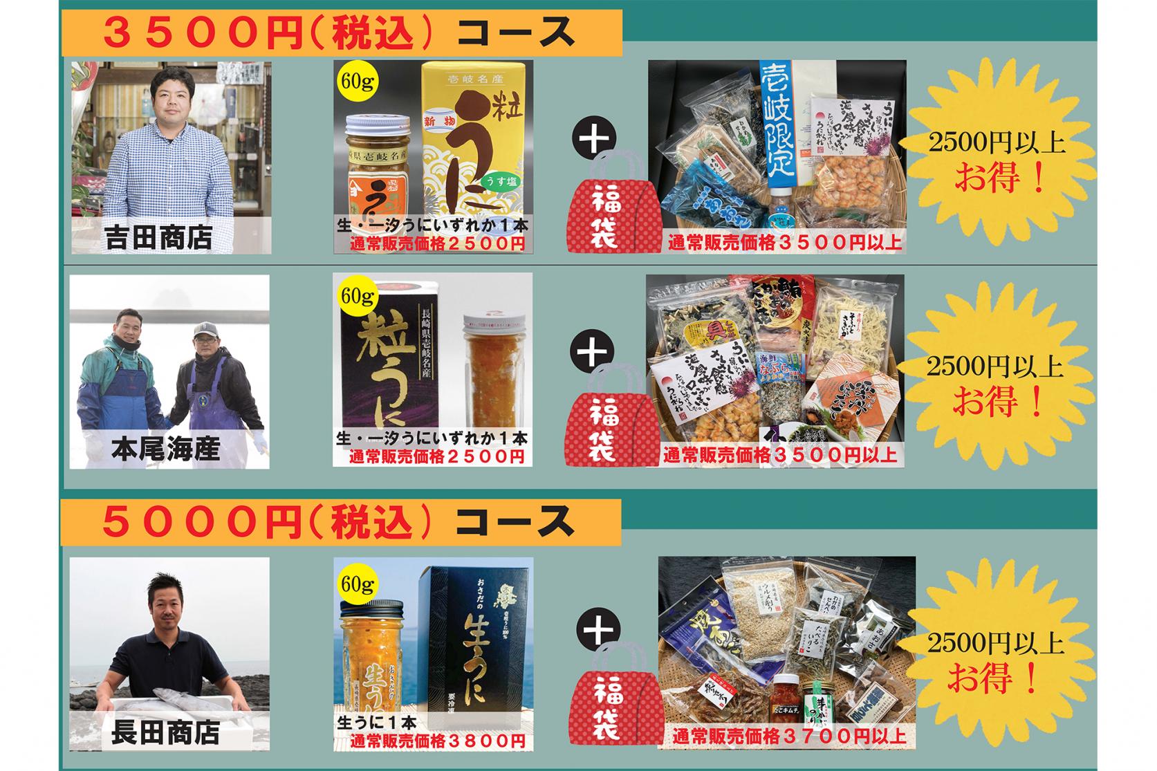 食べて応援!「壱岐産うに&お土産品福袋」を販売!!-2