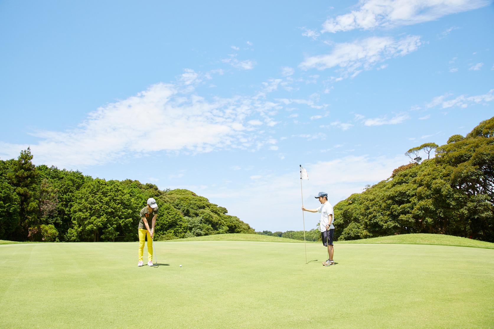 【１日目】壱岐カントリー倶楽部　ゴルフプレー-1