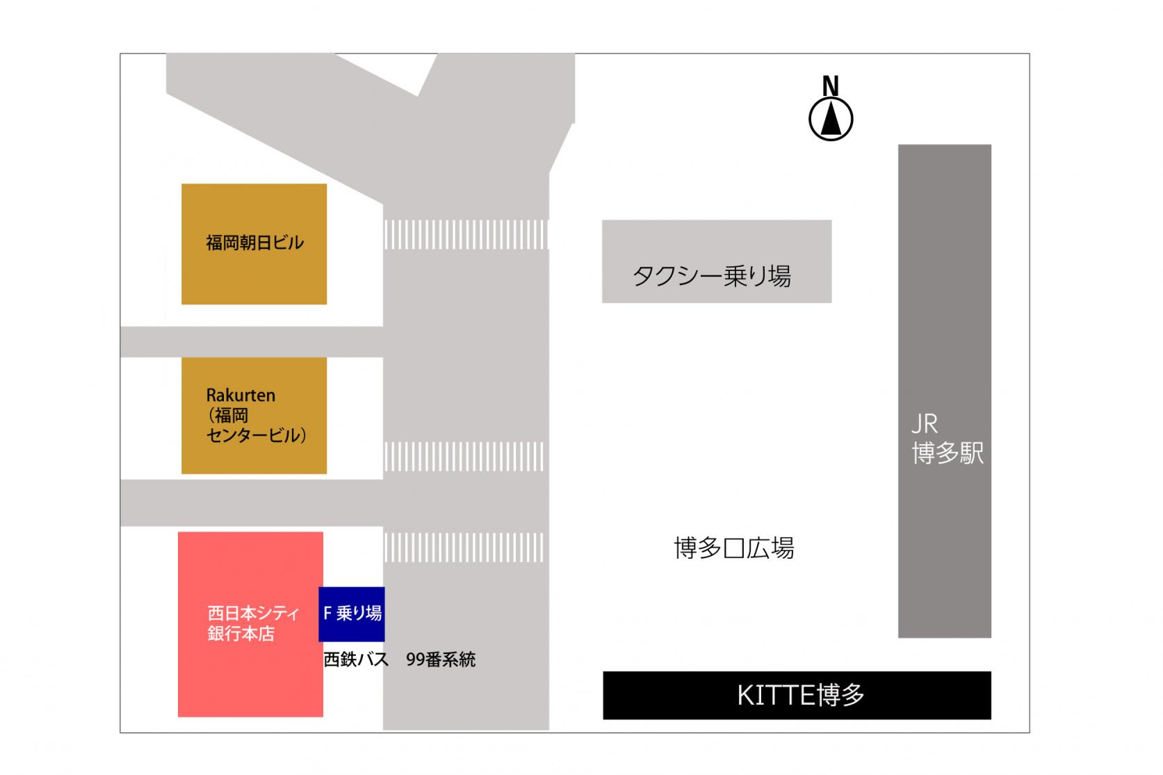 福岡空港、博多駅から博多ふ頭（ベイサイドプレイス）へのアクセス-1