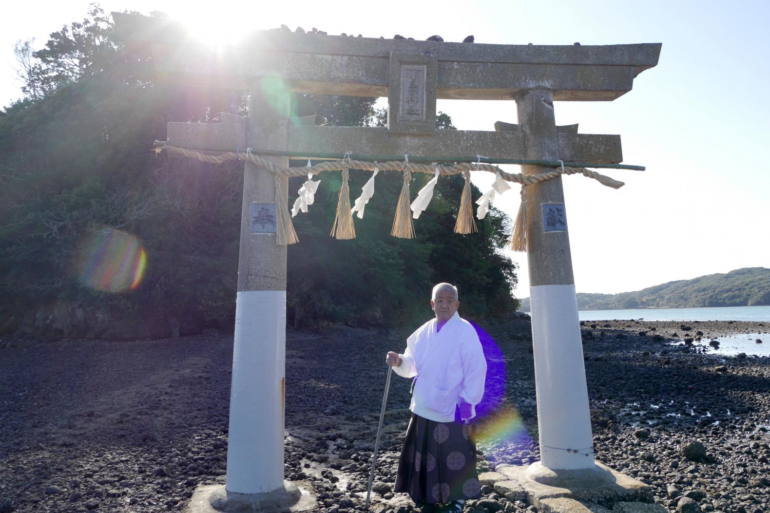 宮司と行く小島神社参拝プラン-1