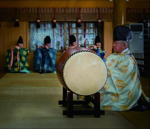 住吉神社奉賛会「壱岐大大神楽」奉納-1