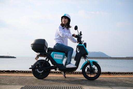 EVスクーターのシェアリングサービス　ラクすく-1